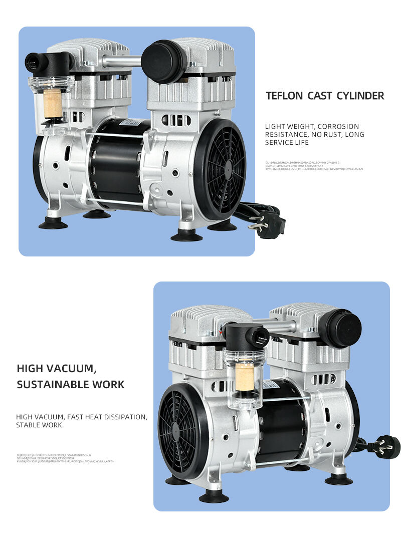 VN-200V 220V 1000W 200L/min  Factory Customize 220v  Negative Pressure Pumping Suction Small Oil Free Vacuum Pump manufacture