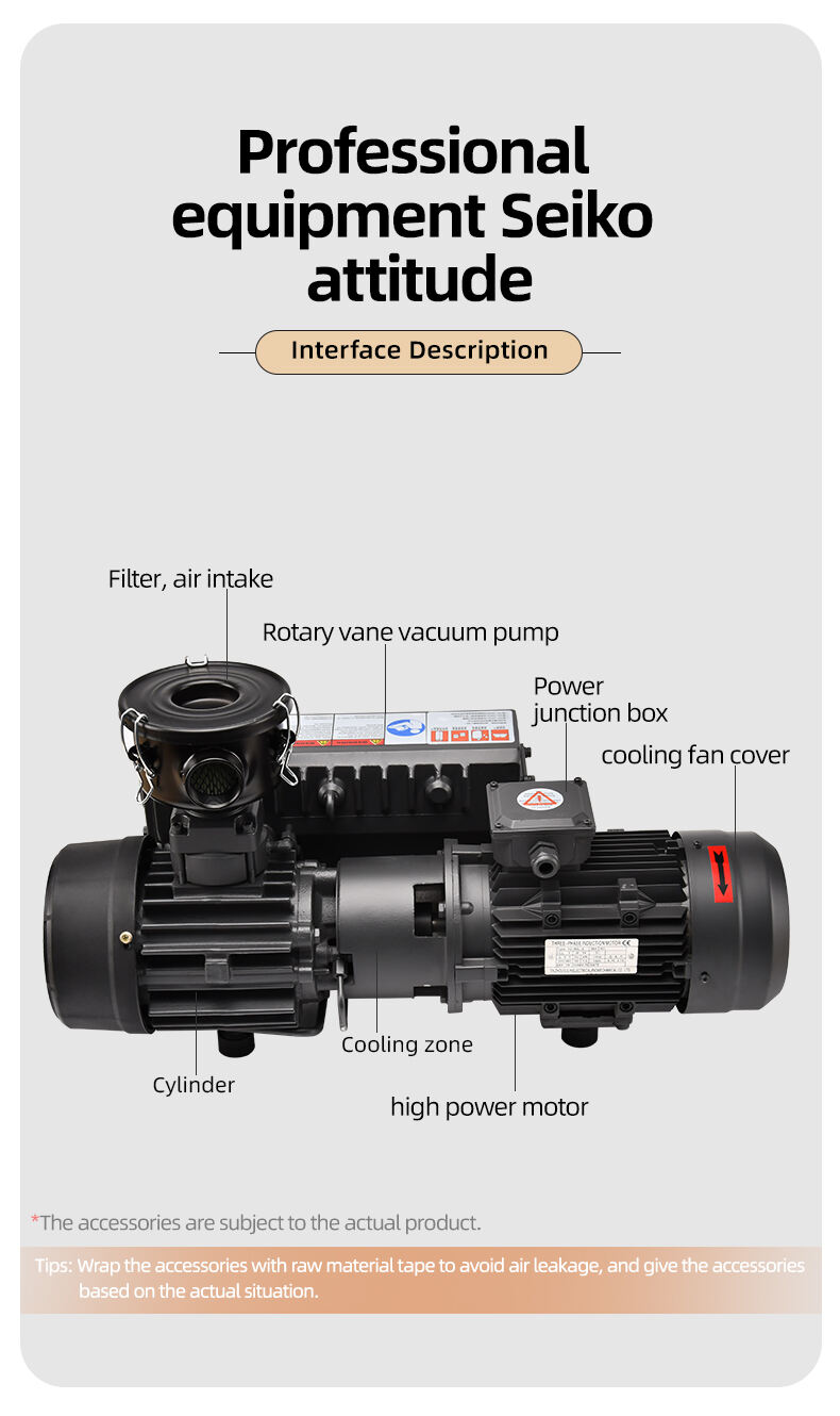 Oil Lubricated Rotary Vane Vacuum Pump manufacture