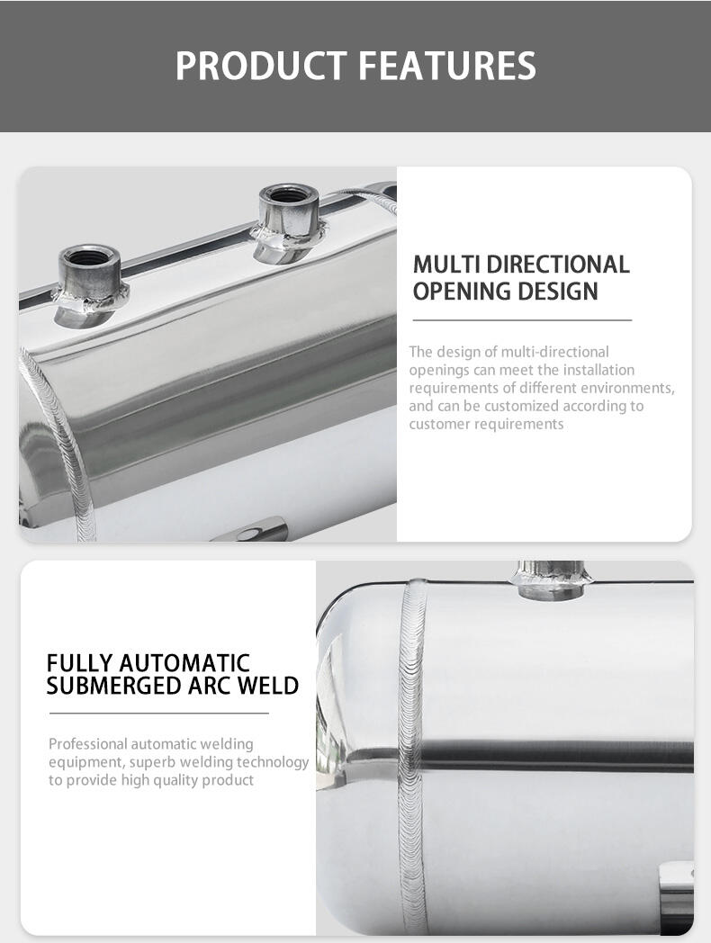 1L/0.26 Gallon Small Air Storage Pressure Tank factory