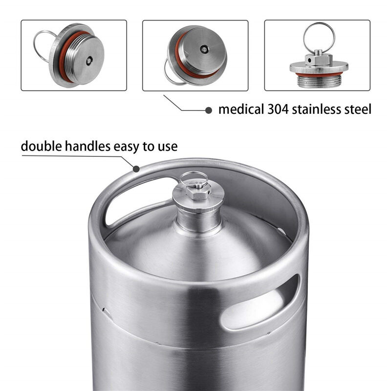 Food Grade Stainless Steel Beverage Dispenser Barrel factory