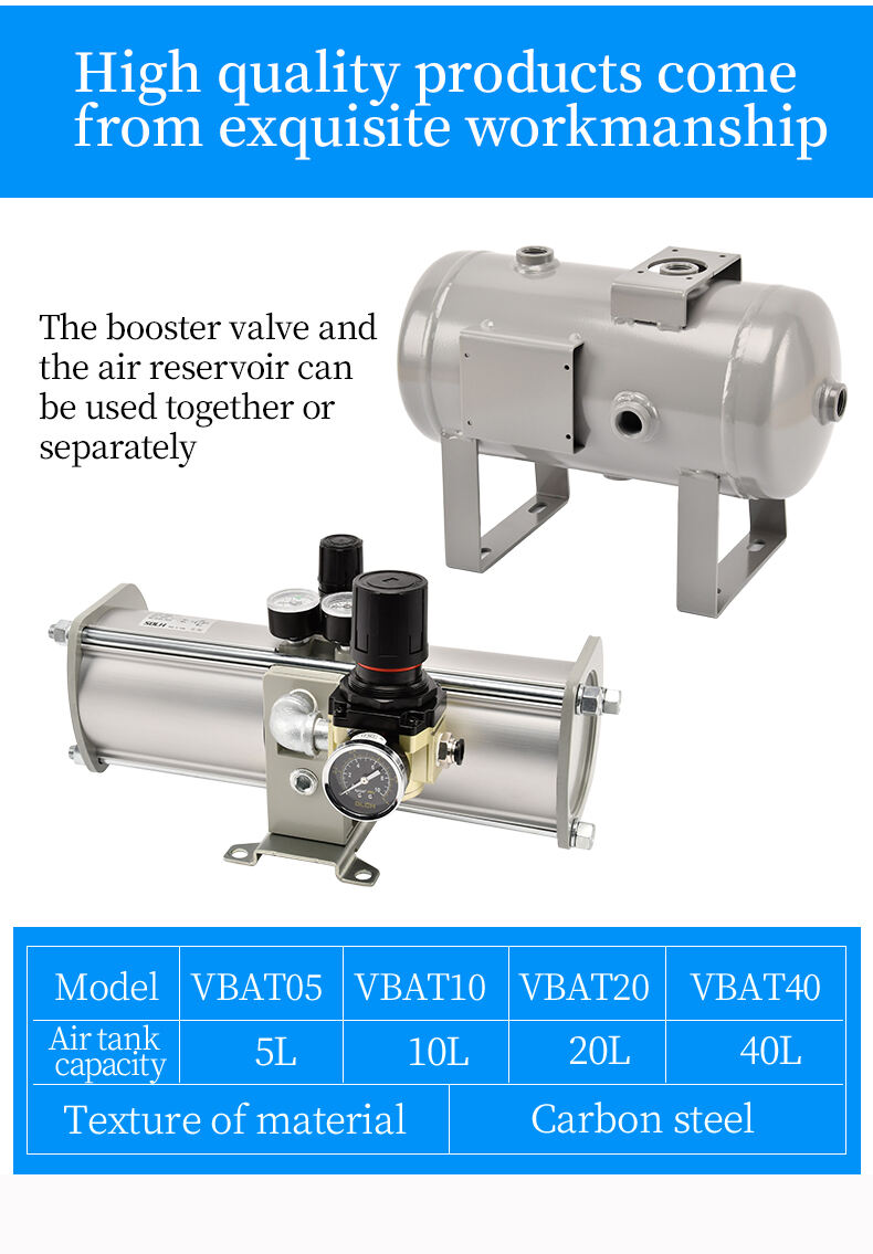 Air Pressure Booster Pump with 40L Tank Pressure Booster Valve supplier