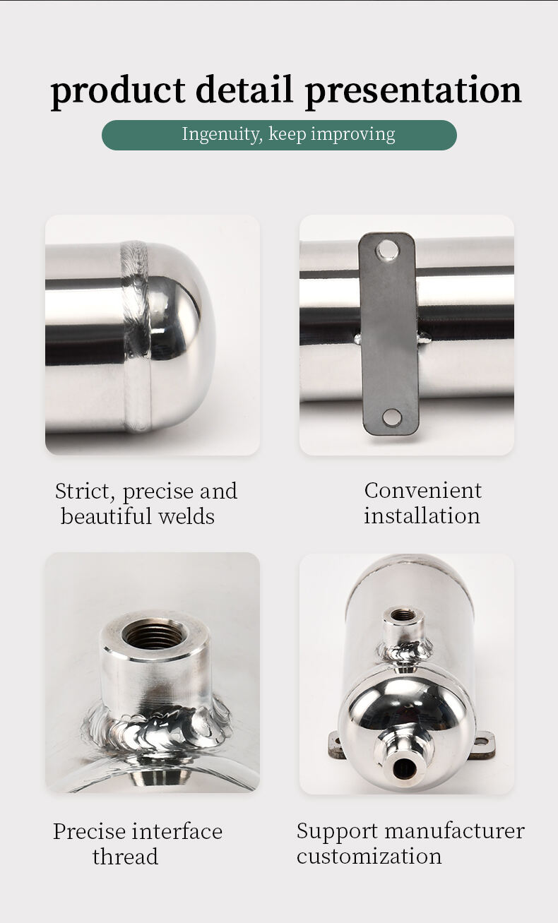 Fabricação de mini tanque reservatório de ar de conexão rápida