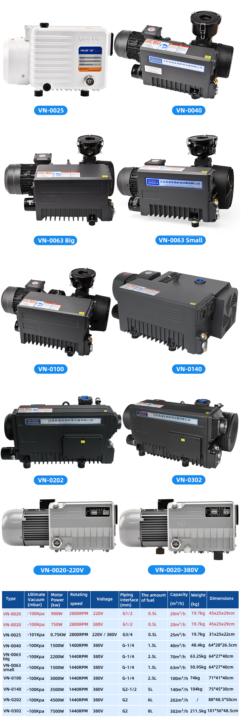 Oil Lubricated Rotary Vane Vacuum Pump supplier