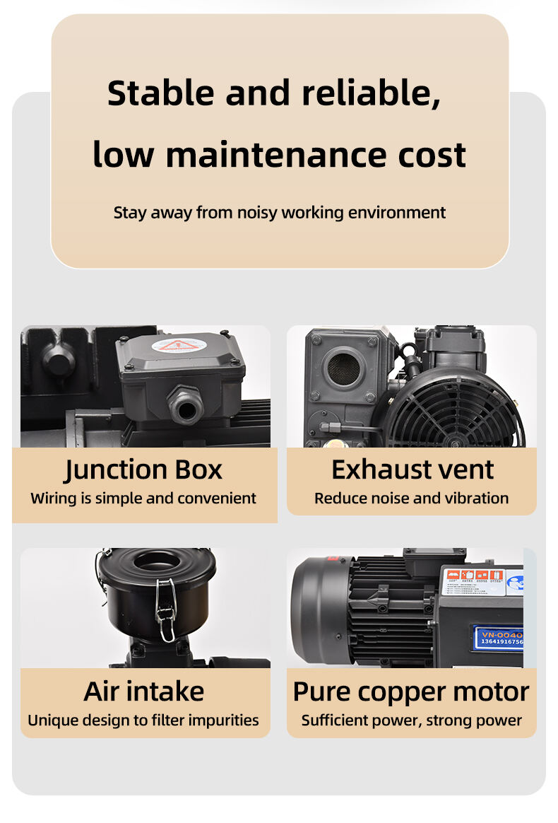 Oil Lubricated Rotary Vane Vacuum Pump factory