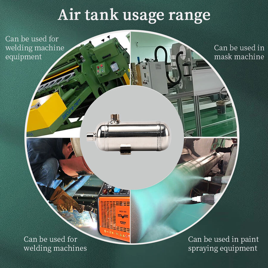 Detalhes do tanque reservatório de ar de conexão rápida