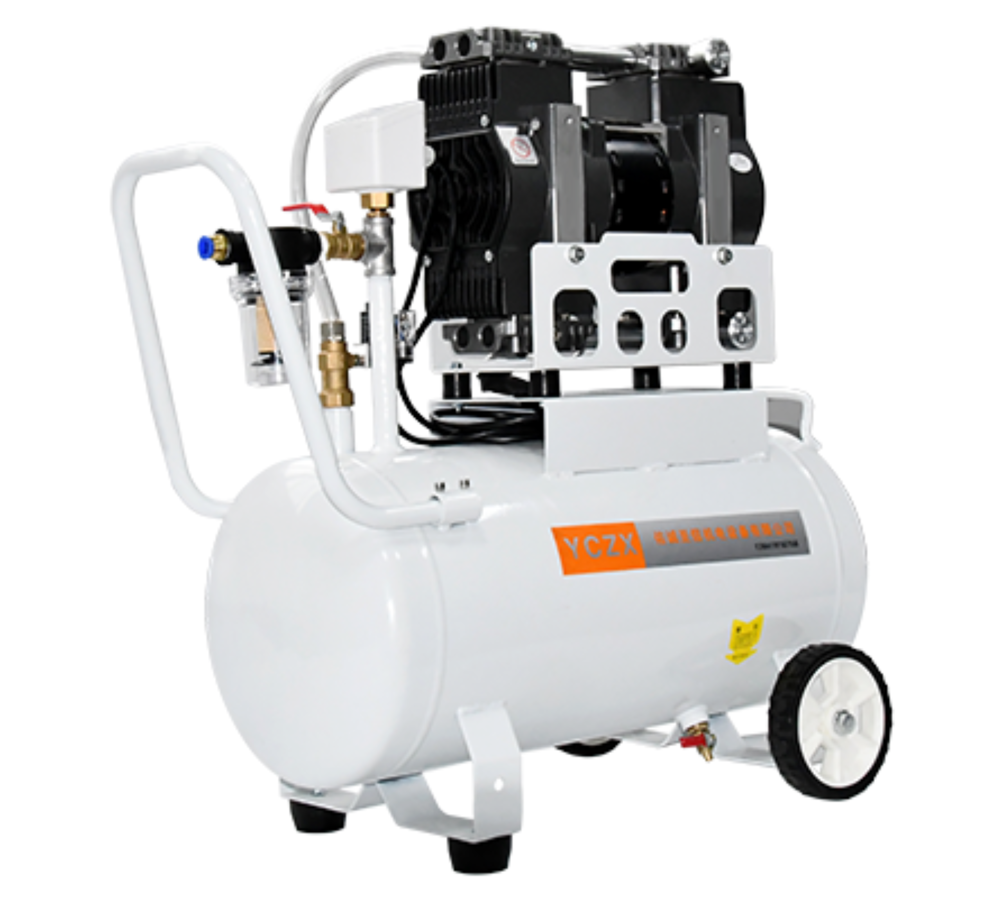 FVN-500-1 800W 220V 480L/min negative pressure oilless vacuum pump with 40L air tank  for rubber molding machine
