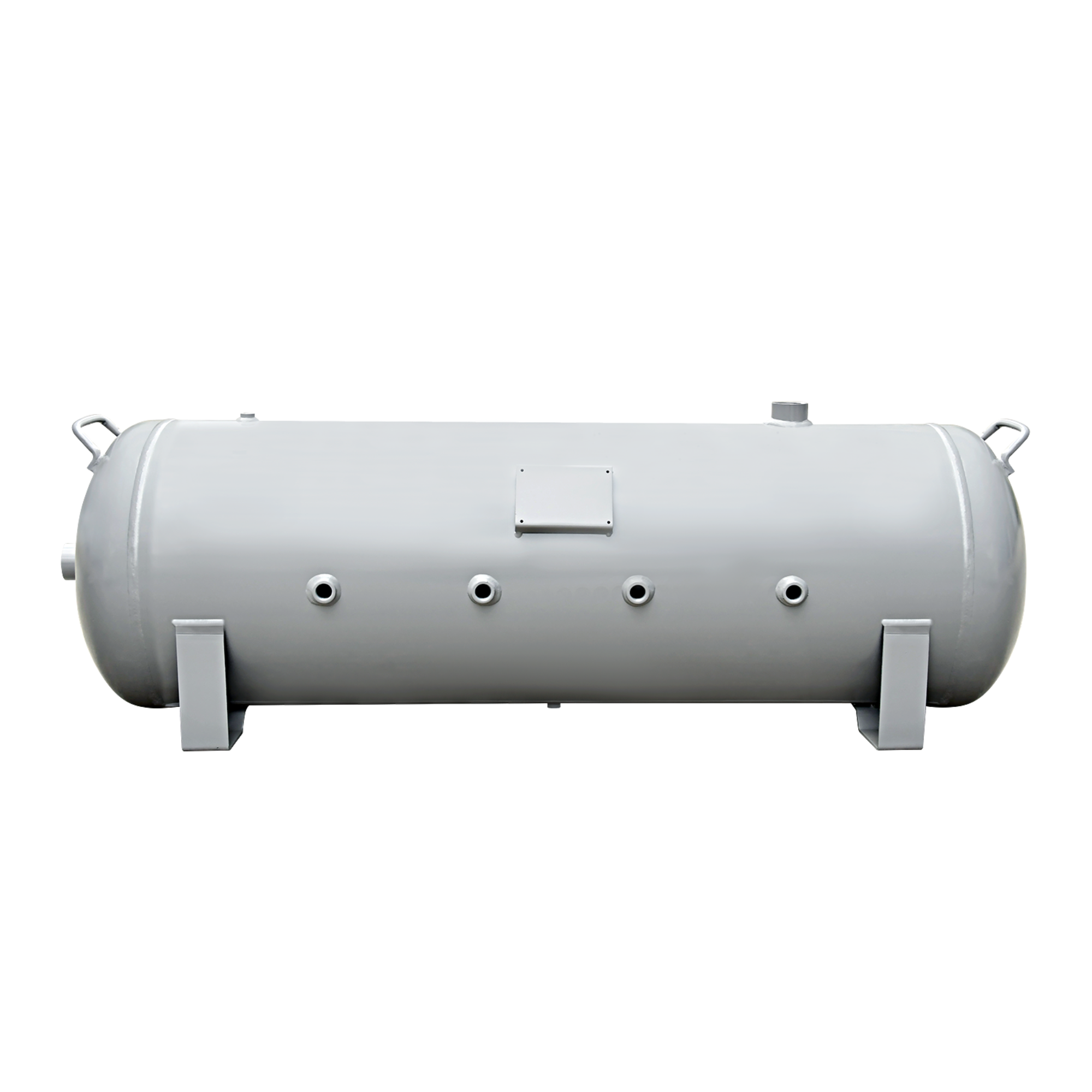 YC-150L-CSH  white/grey 12bar Carbon steel horizontal seamless air storage tank air tank
