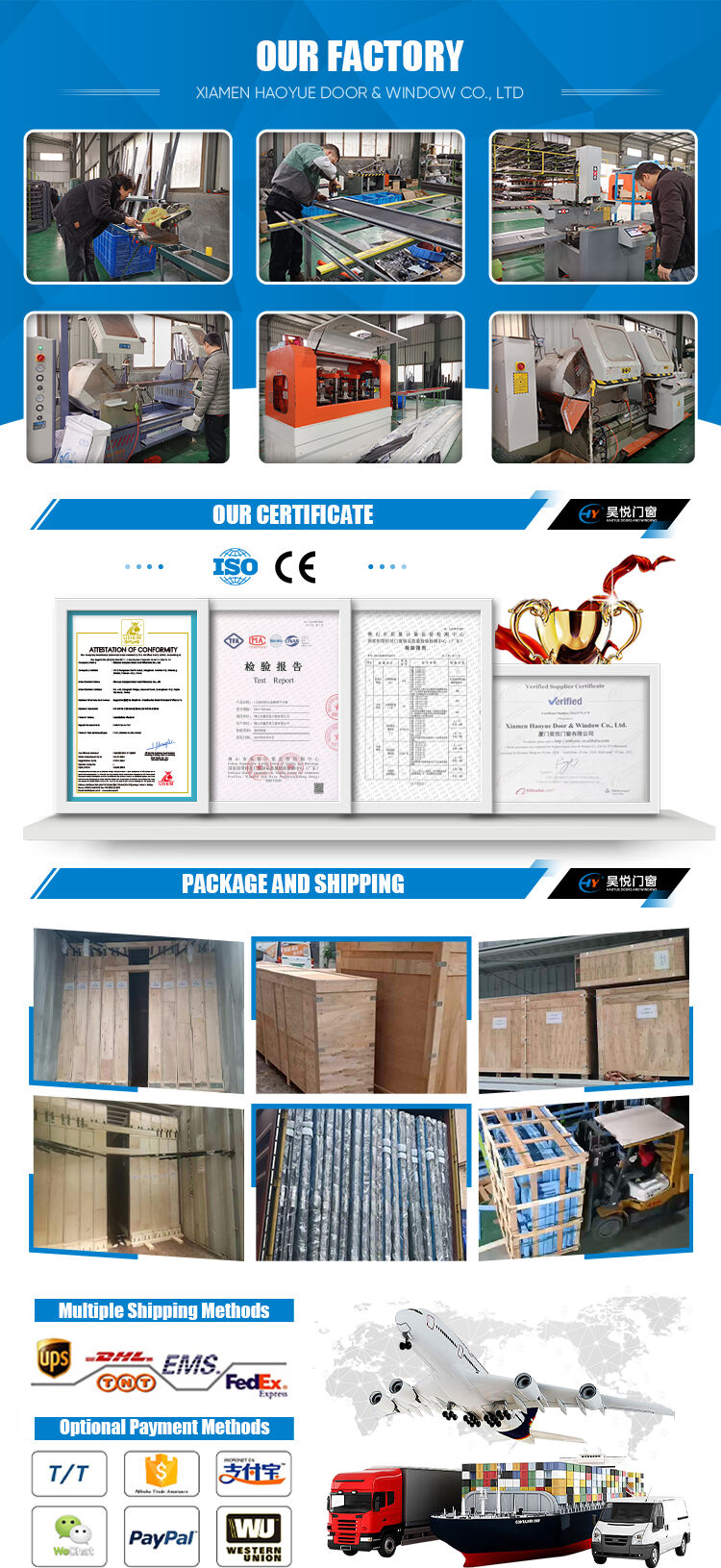 Modern Single-Glazed UPVC Folding Screen Windproof Soundproof Vinyl Sliding PVC Windows Impact Glass Hurricane Resistant Hotels factory