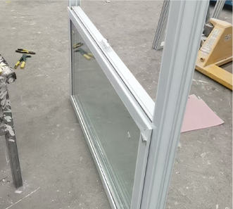 Customized Double-layer Glass Upvc/pvc Sliding Windows Soundproof Sliding Windows Vinyl Double-layer Glass Sliding Windows supplier