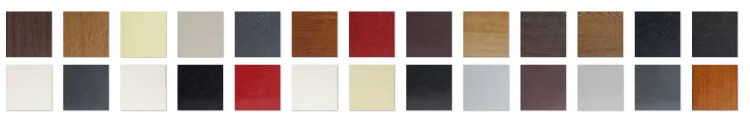 Modern Simple House Window Design Impact Resistant French Casement Door Color Glass Door for House supplier