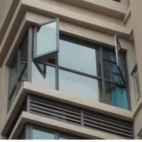 Villa Soundproof Aluminum Double Glazed Casement Windows Luxury Insulation Solution Custom Crafted Aluminum Professional Design details