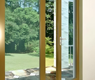 Modern Simple House Window Design Impact Resistant French Casement Door Color Glass Door for House manufacture