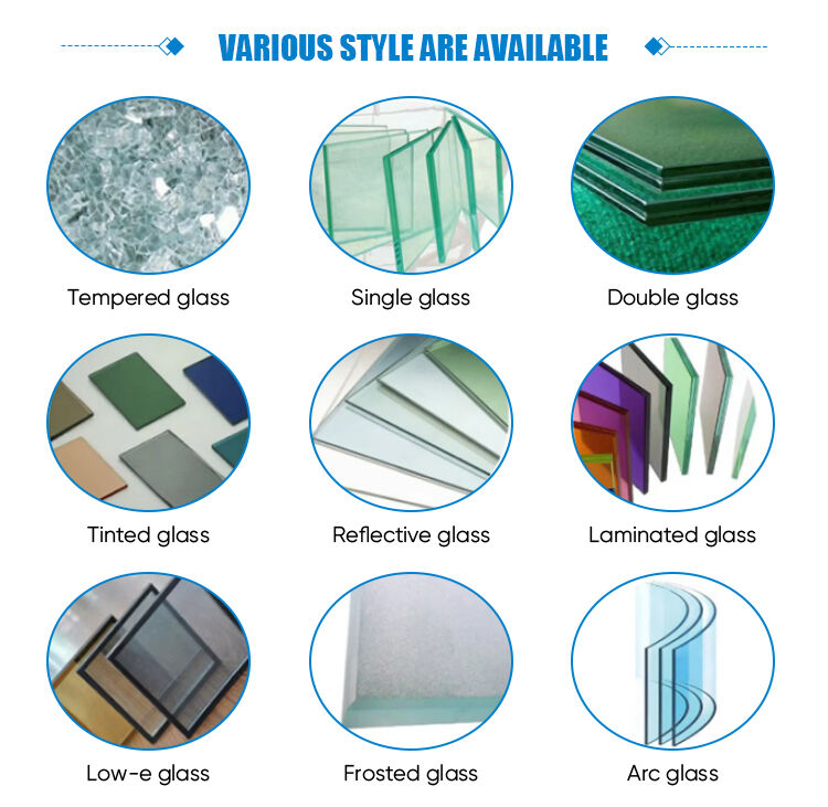 Modern Simple House Window Design Impact Resistant French Casement Door Color Glass Door for House manufacture