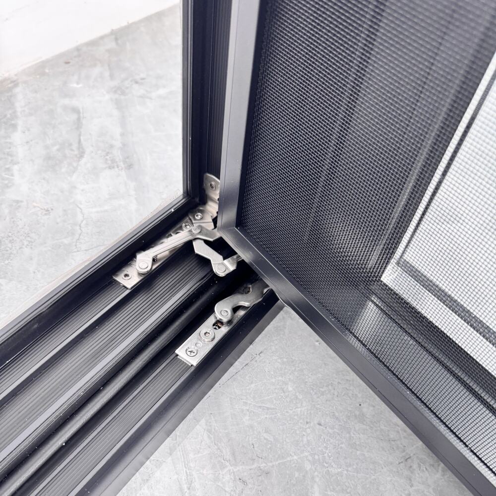 Premium Tilt Turn Casement Window System Featuring Broken Bridge Aluminum Construction and Dual Opening Modes details