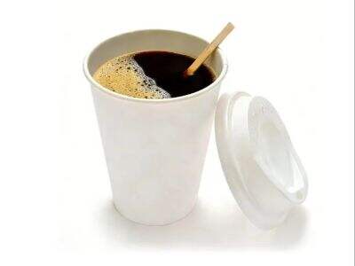How are paper cups transformed from paper rolls into finished products?