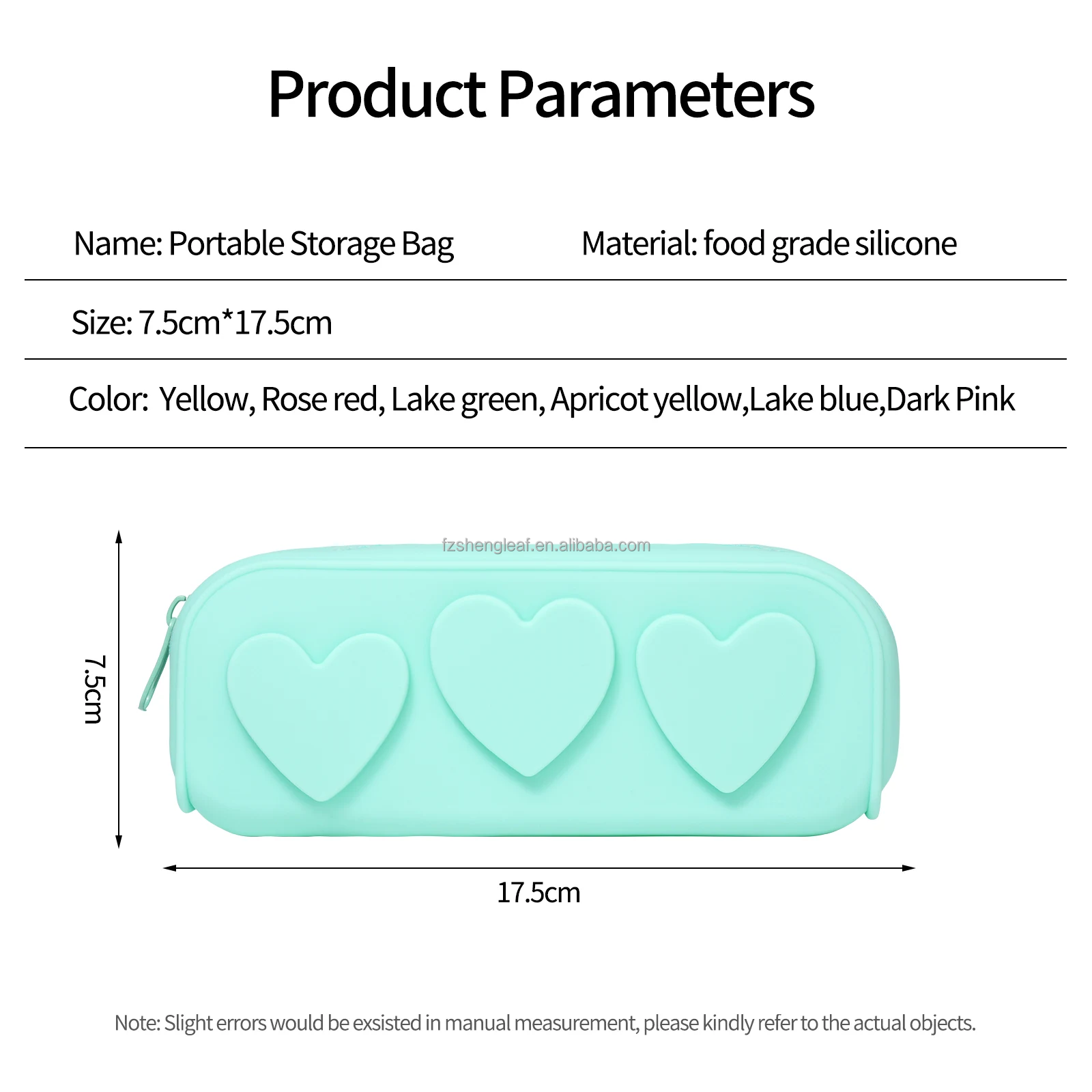 product custom zipper silicone beautiful kawaii cute 3d small school kid girls cute pencil case coin purse cosmetic makeup bag box-5