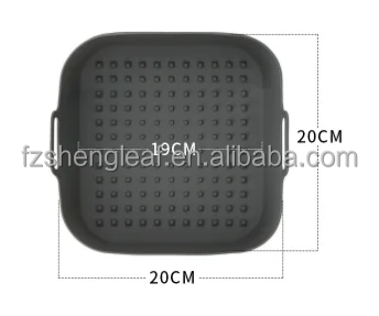 product pot thick reusable square food grade eco friendly silicone air fryer liners replacement for parchment paper baskets-6