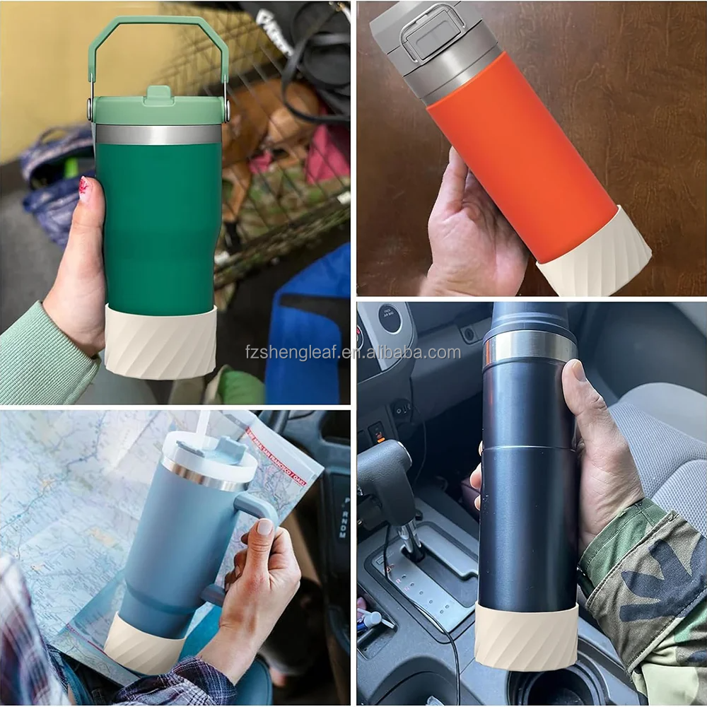 40oz silicone sleeve for tumbler direct drinking tall tumbler boot cover for boiling water use-3