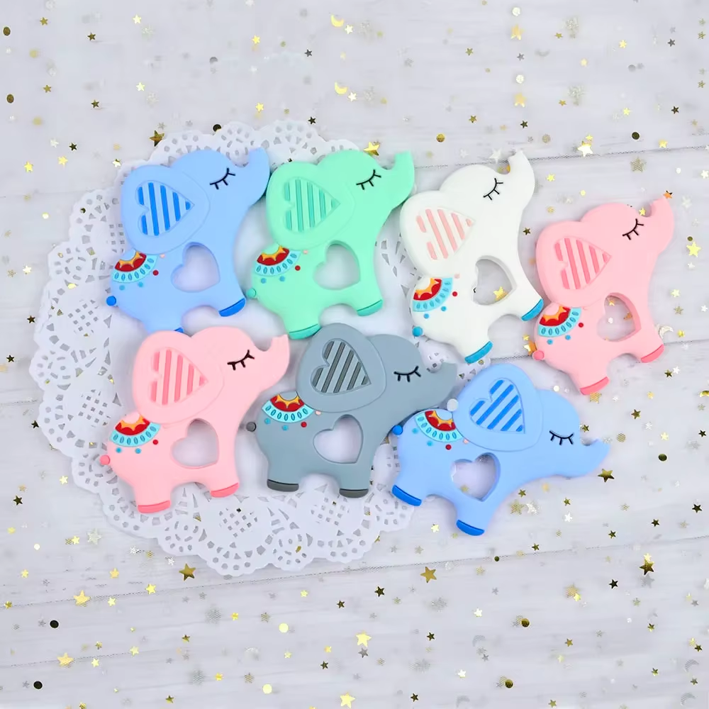 product bpa free food grade silicone teether soft baby sensory toy in turtle shape for teething-3