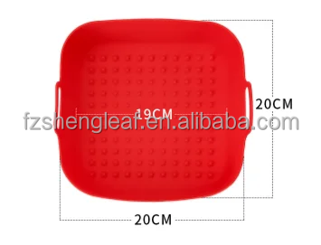 product pot thick reusable square food grade eco friendly silicone air fryer liners replacement for parchment paper baskets-8