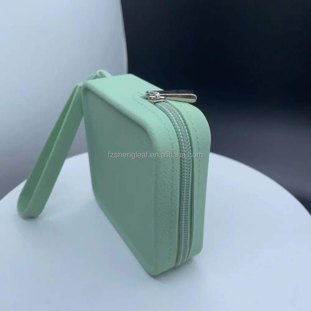 product luxury kawaii silicone square earphone pouch unique cute mini cosmetic bag zipper  customizable for kids wallets cardholder-8