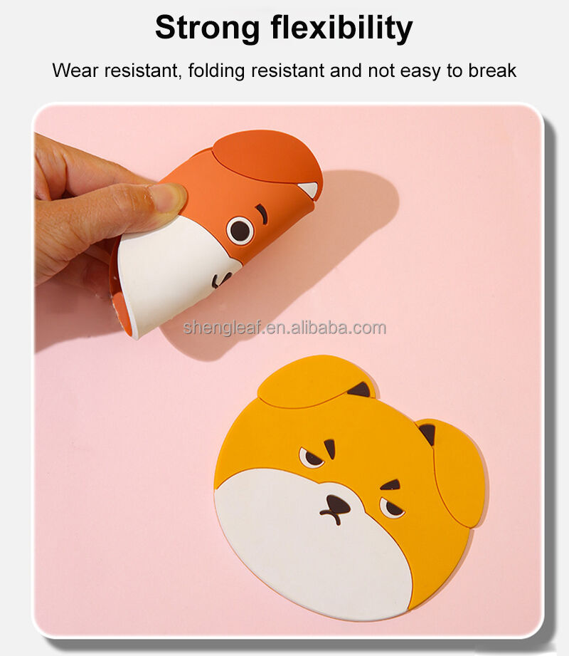 product funny tea pad mug holder mat coffee table placemats heat resistant cup custom cute silicone rubber eco friendly minimalist-8
