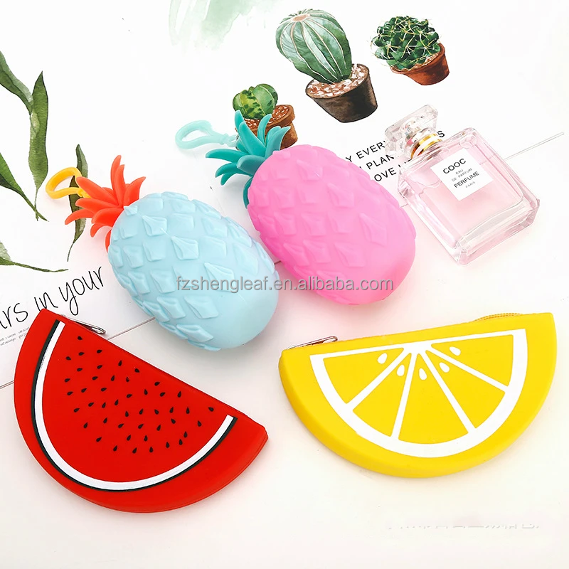 product customized kawaii cute pvc silicone coin purse for girls  ladies small mini travel cosmetic wallet bag with lovely case gifts-6