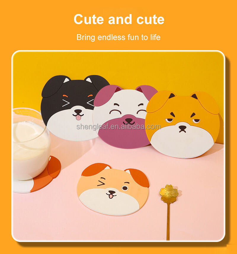 product funny tea pad mug holder mat coffee table placemats heat resistant cup custom cute silicone rubber eco friendly minimalist-4