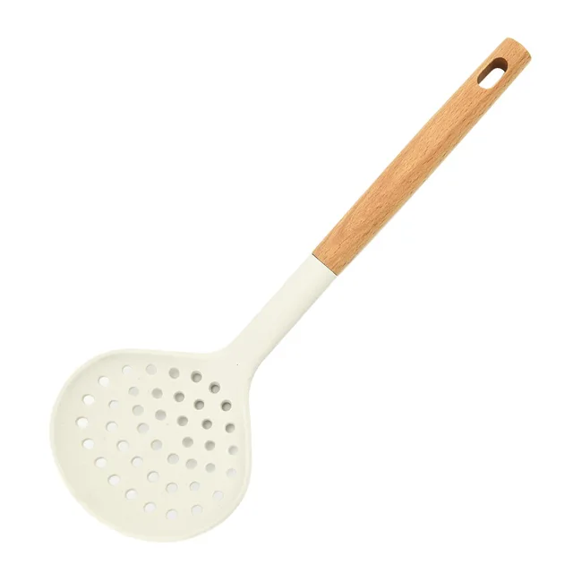 product cookware handle spatula spoons cuisine accessories non stick silicone luxury portable wooden customized novelty eco friendly-9