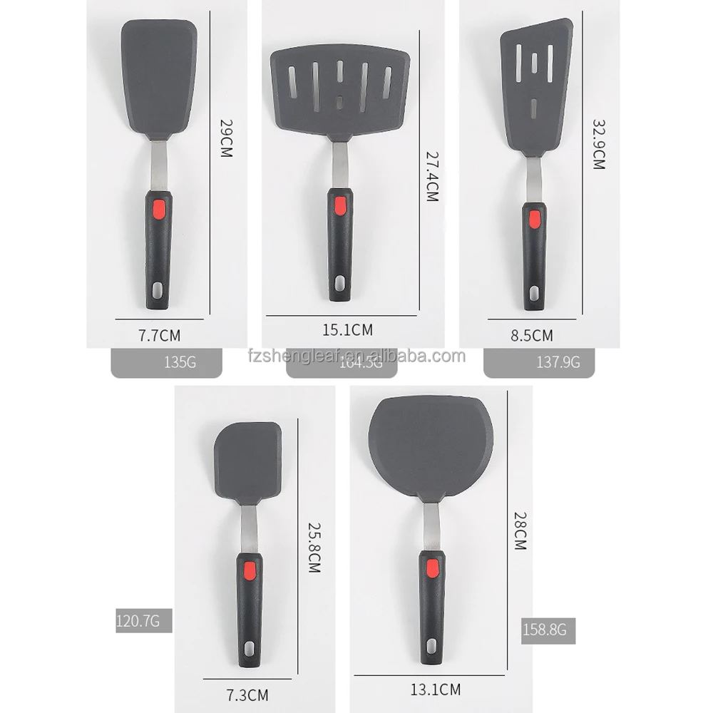 product luxury custom novelty eco friendly kitchen utensils set non stick silicone heat resistant spatula spoons 18 piece frying-5