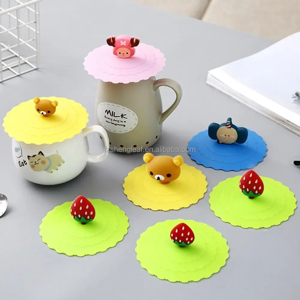 product new arrival reusable anti stretch protection silicone cup cover lid for club party drink-3