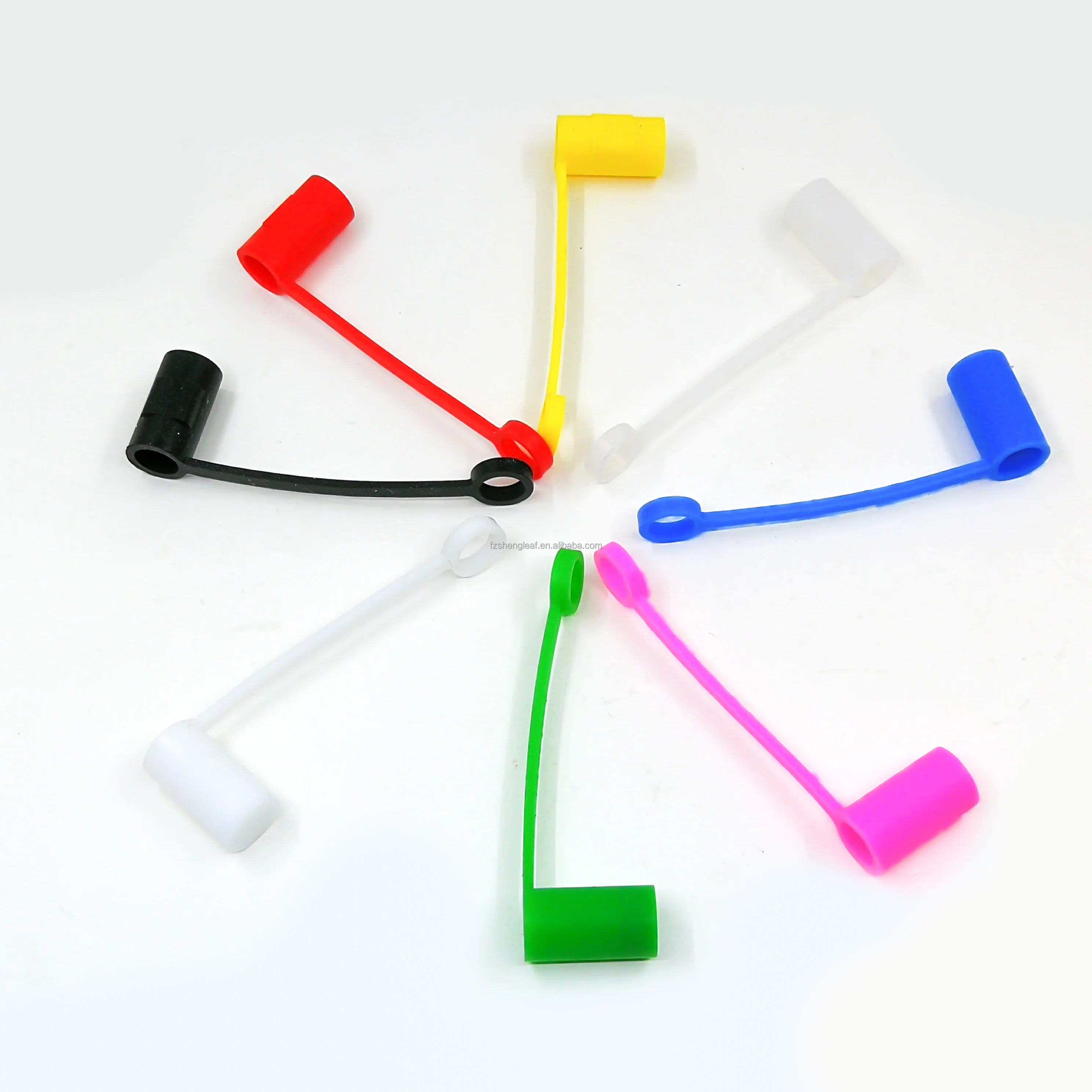 product fit glass cup decoration pvc silicone straw topper sealing tools drinking dust cap splash proof plugs straw cove-3