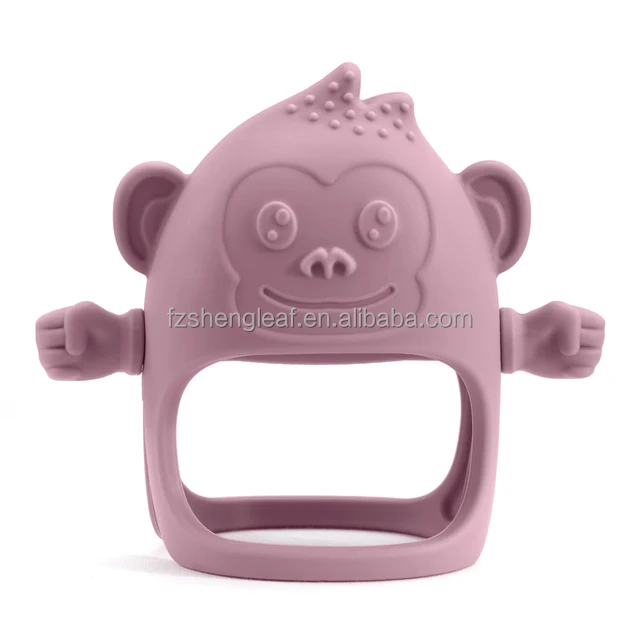 product bpa free custom anti eating baby unisex newborn teether gloves food grade silicone pacifier kids teething care soft toy-8