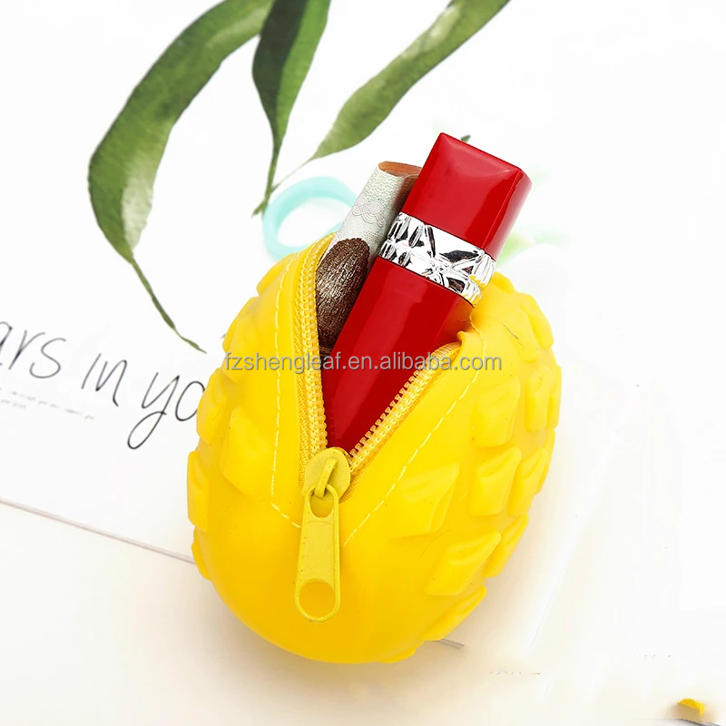 product customized kawaii cute pvc silicone coin purse for girls  ladies small mini travel cosmetic wallet bag with lovely case gifts-7