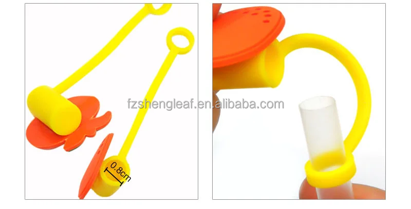 product fit glass cup decoration pvc silicone straw topper sealing tools drinking dust cap splash proof plugs straw cove-7