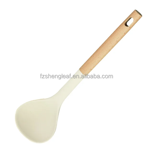 product cookware handle spatula spoons cuisine accessories non stick silicone luxury portable wooden customized novelty eco friendly-5