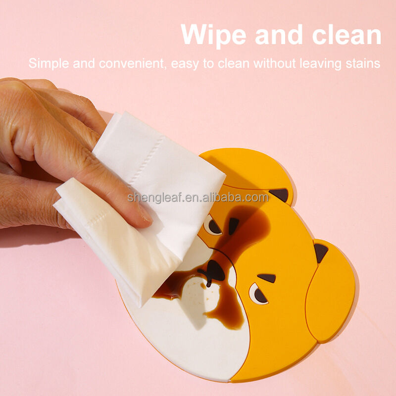 product funny tea pad mug holder mat coffee table placemats heat resistant cup custom cute silicone rubber eco friendly minimalist-1