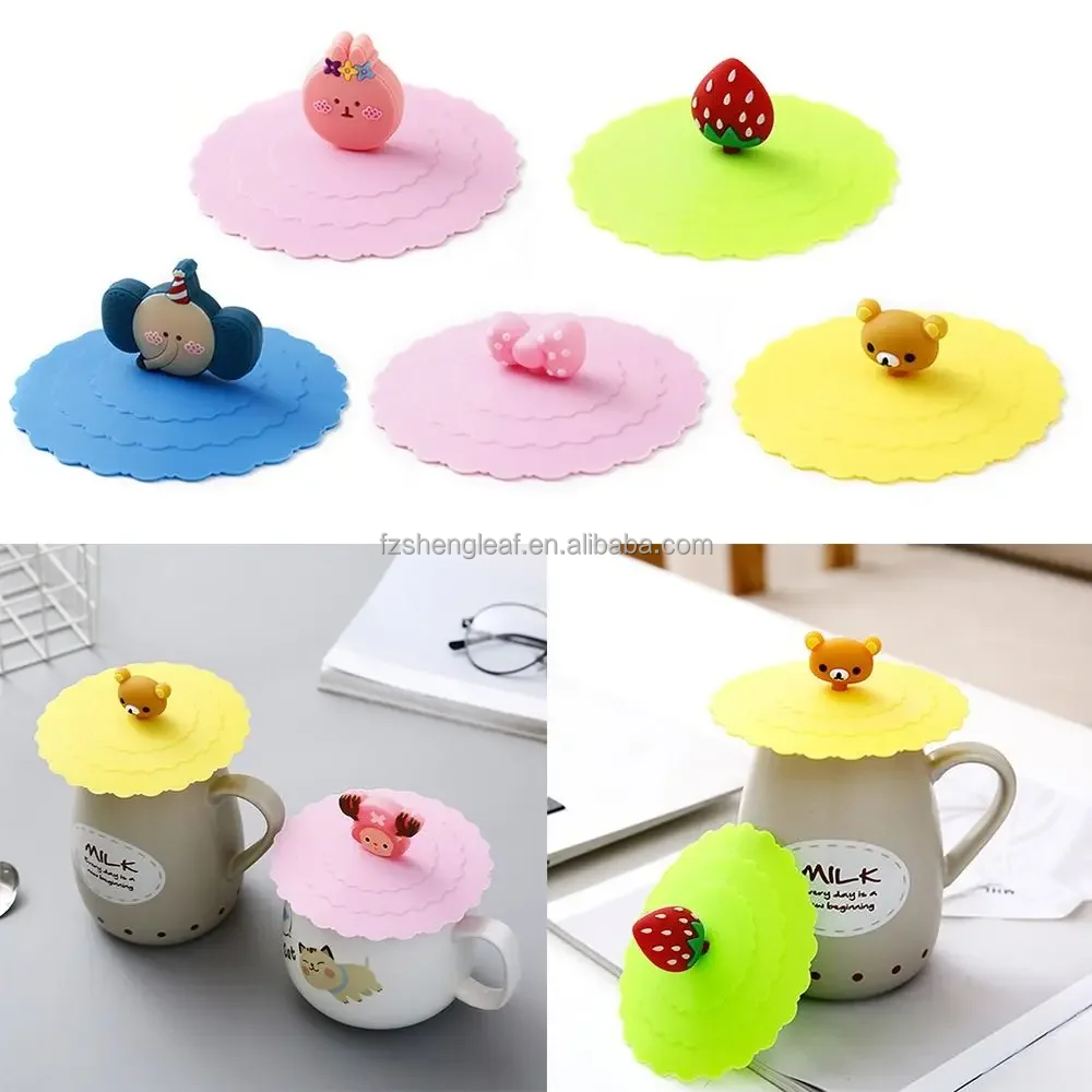 product new arrival reusable anti stretch protection silicone cup cover lid for club party drink-1