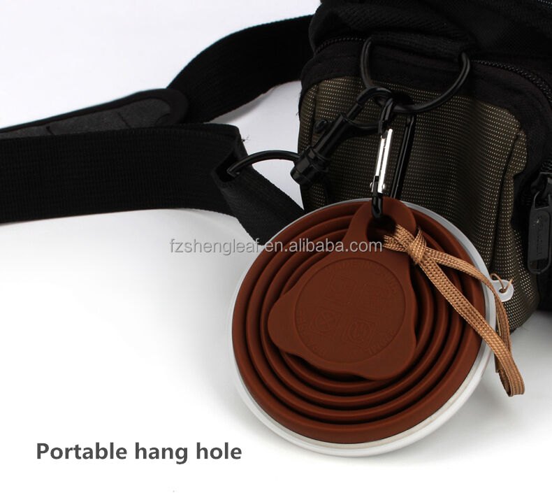 product custom printed portable foldable bpa free silicone travel mug reusable collapsible coffee and tea cup for camping and party use-7