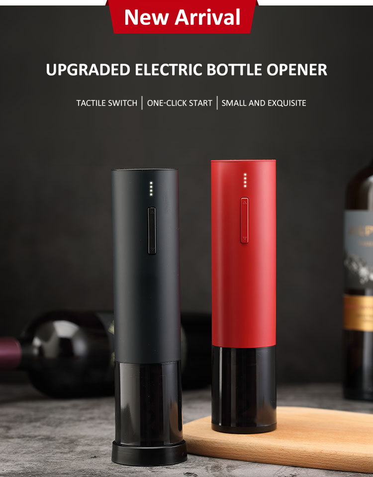 USB Rechargeable Cork Remover Wine Bottle Opener Electric Automatic Wine Opener Corkscrew supplier