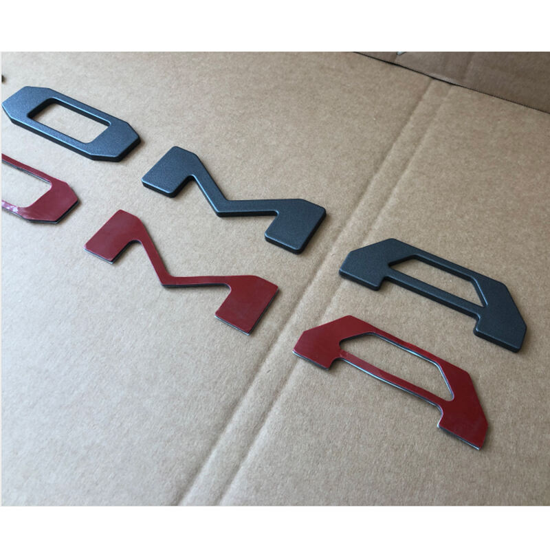 DODD 3D matt svart bakluke Bokstaver Plast ABS-emblem Passer for 16-19 Toyota Tacoma produksjon