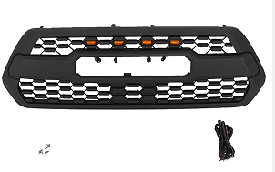 DODD ABS Sare aurreko Kanpaiaren Bumper Grille 2016-2019 Toyota Tacoma fabrikarako egokitzen da