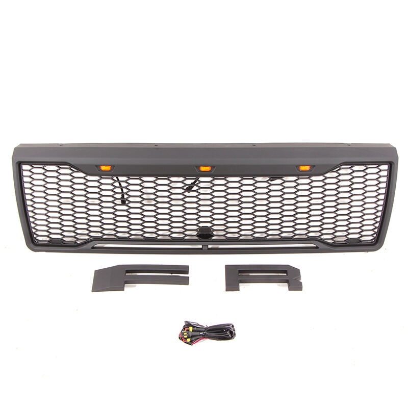 DODD Auto Parts Front Grille Mesh Grille W/LED Fit For 1992-1996 Ford BRONCO F150 factory