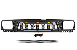 DODD ABS Black grille With Light Fit For 1995-1997 Toyota Tacoma Trd factory