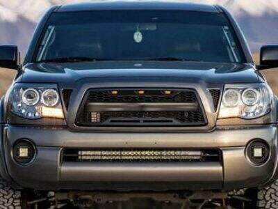 Car Front Grill Lights with Integrated DRL and Turn Signal Features