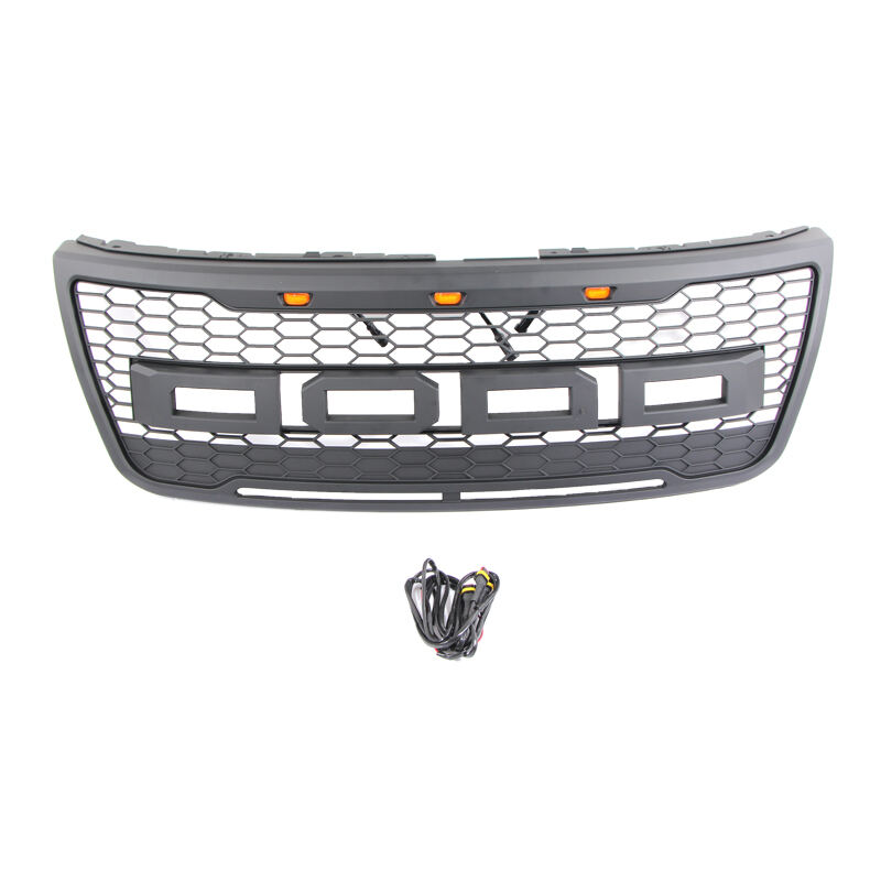 Front Grill Matte Black Grille Fit For Ford Explorer 2012-2015 details