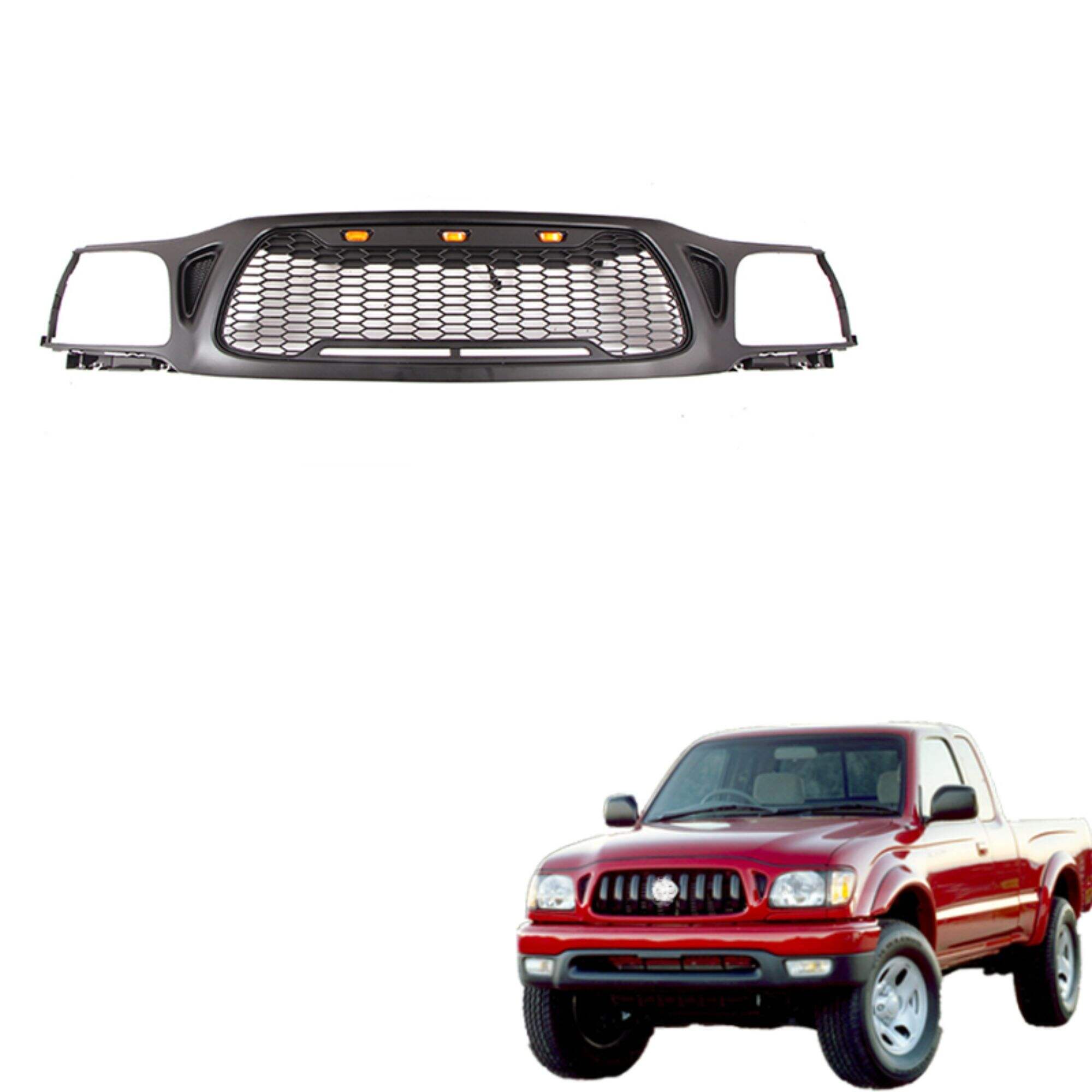 DODD ABS Honeycomb Front Grill Grill для 2001-2004 Toyota Tacoma