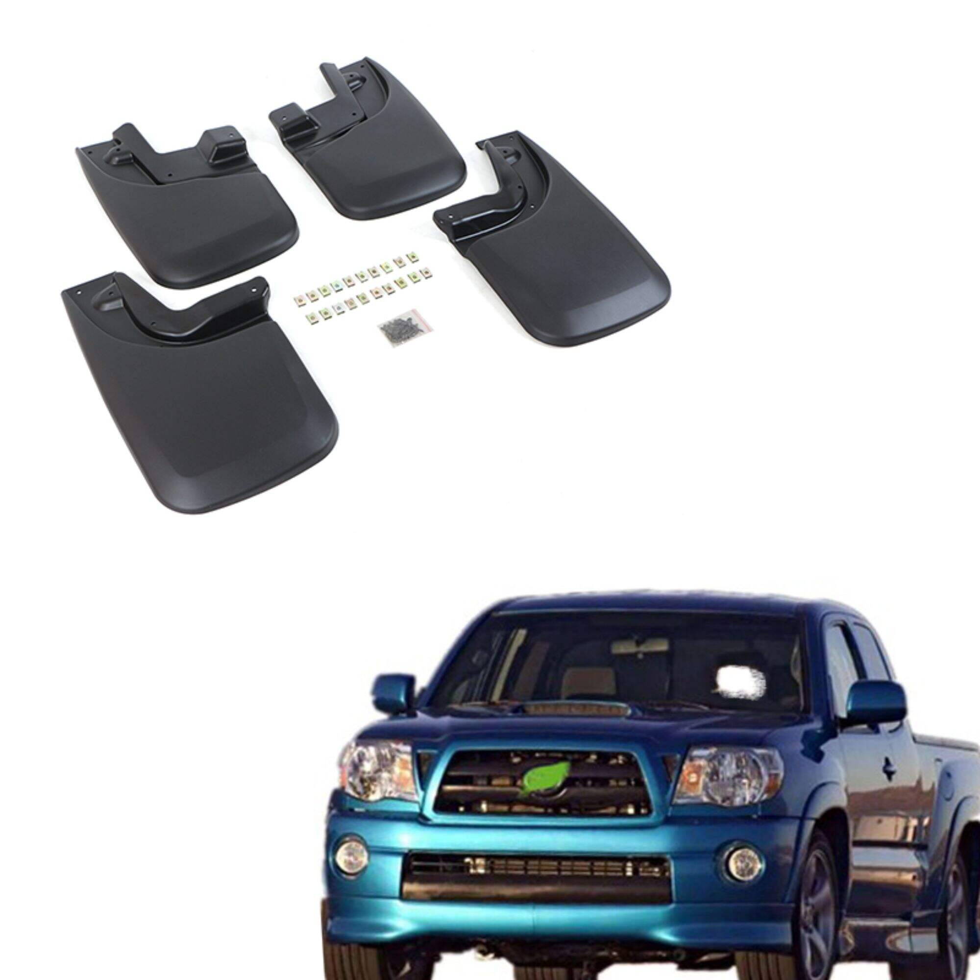 DODD 4 unitats de protecció contra esquitxades Parafangs de cotxe 4 peces aptes per a Toyota Tacoma