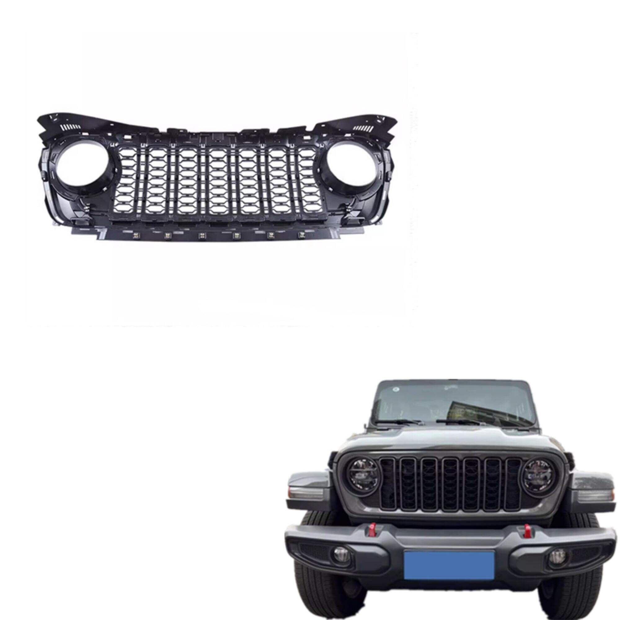 DODD Auto Parts Accessories Front Bumper Grille For Jeep Wrangler 2024