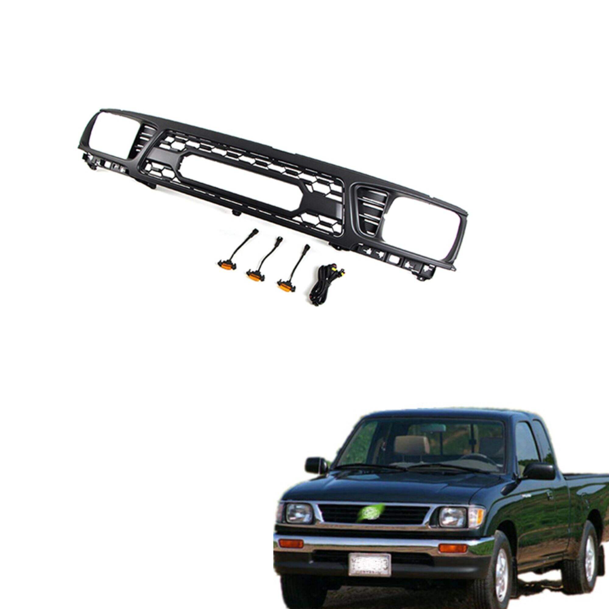 DODD Grille de calandre en nid d'abeille adaptée pour Toyota Tacoma 1995-1997